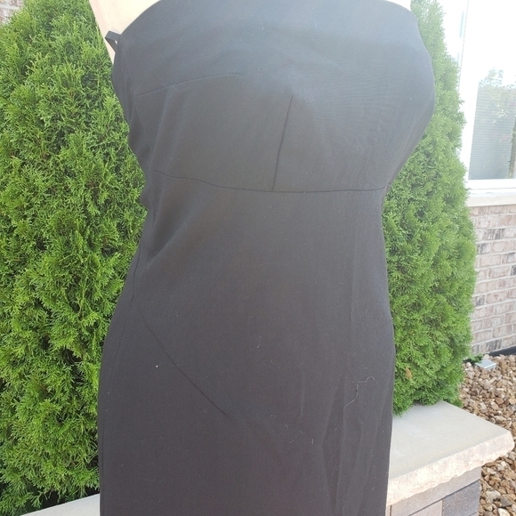 Club Monaco Collection Black Strapless Dress 6 - Picture 3 of 5